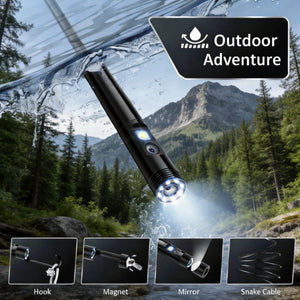 8mm Single - Lens Endoscope Camera - Adjustable Light For iPhone, iPad, Android - stepyours.com