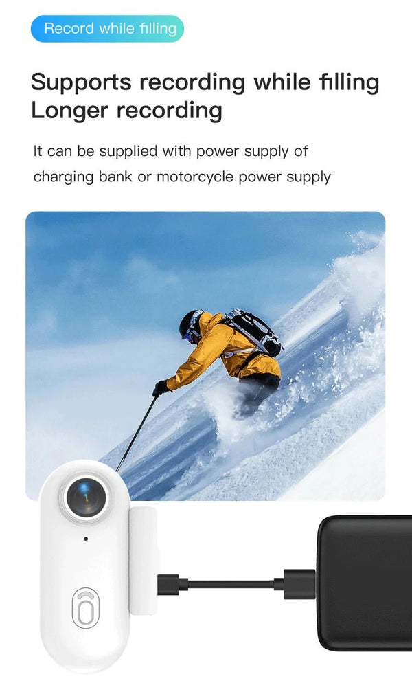 4K Mini WiFi Magnetic POV Action Camera for Sports Waterproof Helmet Cam - stepyours.com