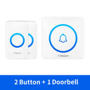 Meian Smart Home Doorbell Wireless Security Doorbell IP65 Waterproof Outdoor Door Bell 60 Songs 5 Volume Adjustable Chime Kit by stepyours.com