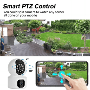 Tuya 8MP Dual Lens WiFi IP Camera - Color Night Vision With Auto Tracking - stepyours.com