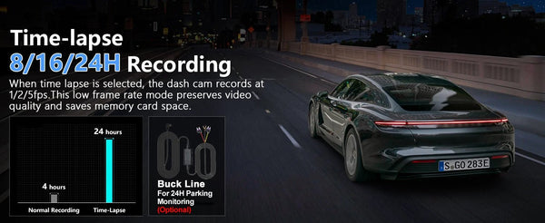 Hook Your Drive Kocam 4K UHD Dash Cam Dual Lens Night Vision Parking Monitor - stepyours.com