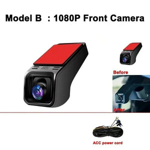 4K 2160P WiFi Car Dash Cam 24H Parking Monitor App Control For All Cars - stepyours.com