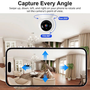 Fuers 4K 8MP Indoor IP Camera WiFi With Auto Tracking - Tuya App Compatible - stepyours.com