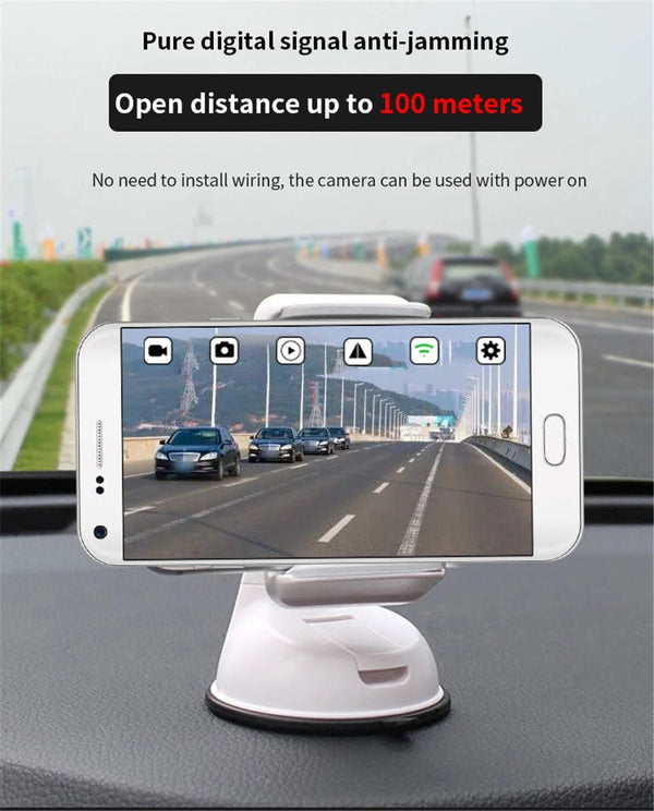 Car Rear View Camera WiFi 170 Degree Wireless Waterproof Backup Camera 12V 24V - stepyours.com