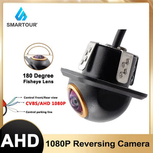 Smartour AHD CVBS CCD Fisheye Rear View Camera 1080P Night Vision Waterproof - stepyours.com