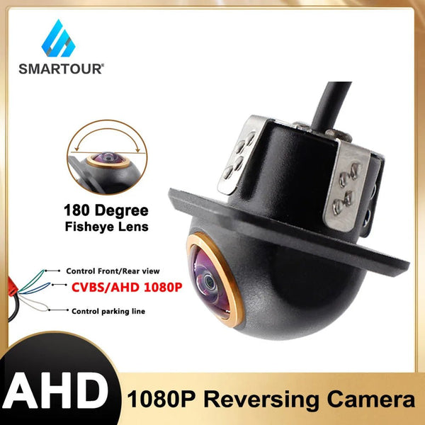 Smartour AHD CVBS CCD Fisheye Rear View Camera 1080P Night Vision Waterproof - stepyours.com
