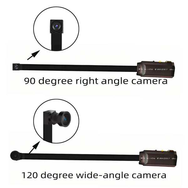 4K HD mini WiFi camera, supports remote viewing, motion detection, DIY small home nanny style HD wireless camera by stepyours.com