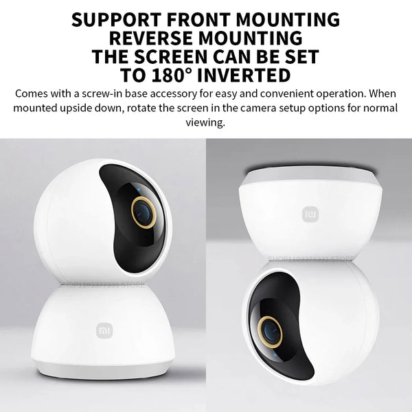Xiaomi 360 Degree PTZ 2K AI Security Camera - Night Vision And Human Detection - stepyours.com