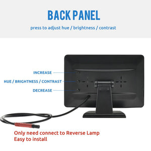 BYNCG 4.3 Inch Car Rear View Camera Kit With Display 2 In 1 Night Vision - stepyours.com