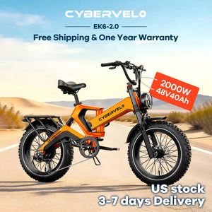 Cybervelo Fat Tire Ebike — product view 3