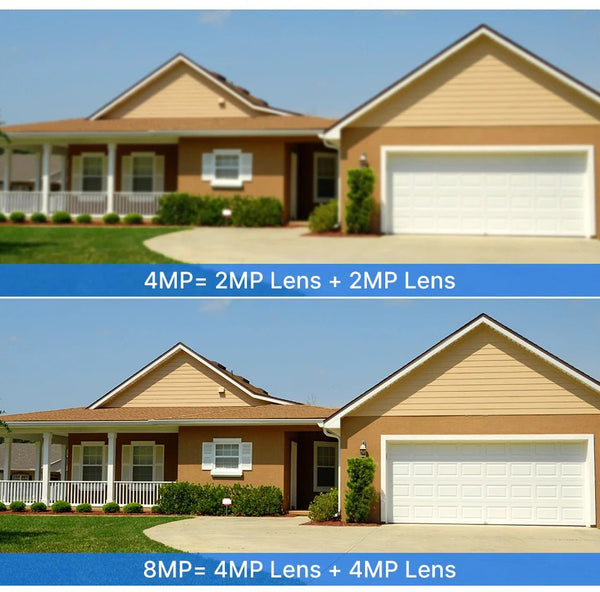 Hiseeu 4K 8MP Dual Lens PTZ WiFi IP Camera With 8X Zoom Night Vision Outdoor - stepyours.com