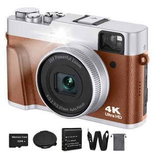 MELCAM DC202 4K Vlogging Camera With Auto Focus And Anti Shake 48MP - stepyours.com