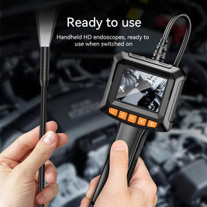 Industrial Endoscope Camera 4.3 Dual Lens 1080P - IP67 Waterproof Borescope - stepyours.com