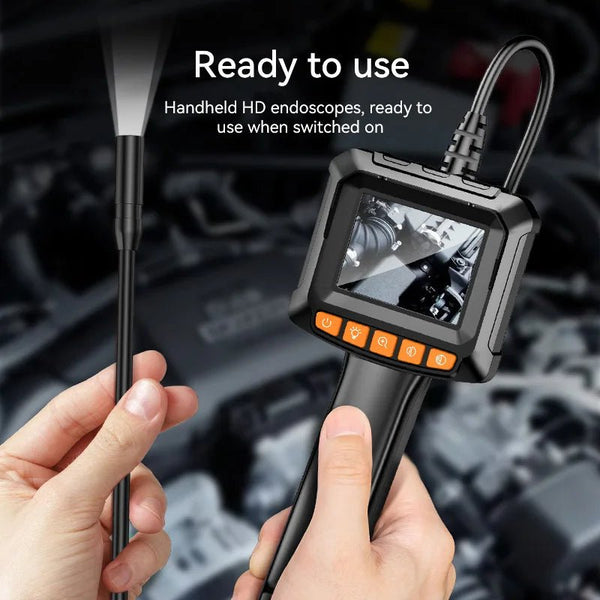 Industrial Endoscope Camera 4.3 Dual Lens 1080P - IP67 Waterproof Borescope - stepyours.com