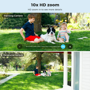 BESDER 15MP WiFi PTZ Outdoor Camera - Dual Screen, 10X Zoom, AI Human Detection - stepyours.com