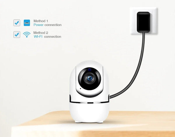 YCC365 Plus IP Camera Wireless Auto Tracking Night Vision 3MP Indoor Security - stepyours.com