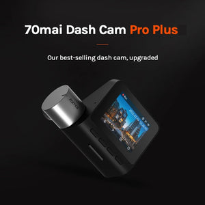 70mai Dash Cam Pro Plus A500S 1944P ADAS GPS 140FOV Front and Rear Cam - stepyours.com