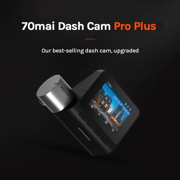 70mai Dash Cam Pro Plus A500S 1944P ADAS GPS 140FOV Front and Rear Cam - stepyours.com