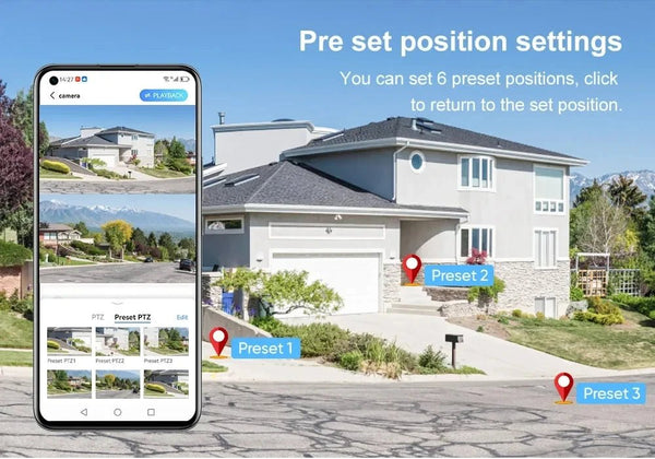 8MP 4G Dual Lens Outdoor Surveillance Camera - With PTZ And Dual Screen - stepyours.com