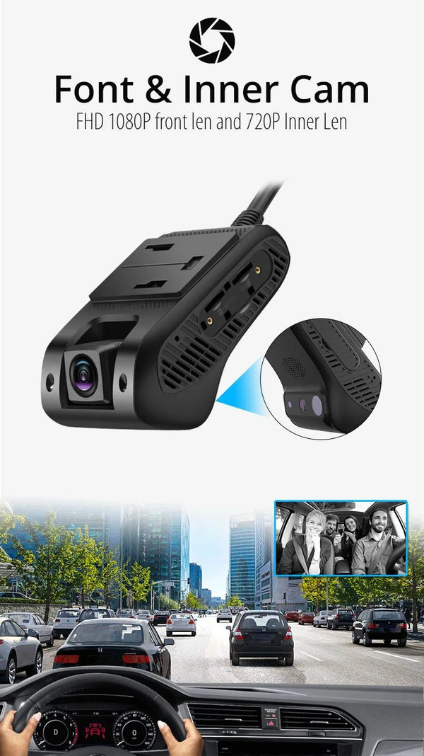 Jimi JC400P 4G Car Camera Dual 1080P Live Stream GPS Tracking WiFi Dash Cam - stepyours.com