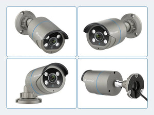 Techage AI PoE 4K Outdoor Security Camera With Two Way Audio For NVR - stepyours.com