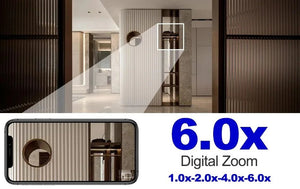 Tuya 5G WiFi IP Camera Indoor 6MP Auto Tracking 6x Zoom Night Vision - stepyours.com