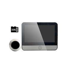 4.3 "IPS Large Capacity Display Doorbell Peep Hole Smart Cat Eye Digital Door Camera 120 ° 2K300W Pixel Doorbell Outdoor Monitor by stepyours.com
