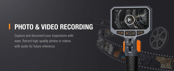 Teslong TD450S Borescope Four Point Five Inch Articulating Endoscope 1080P - stepyours.com