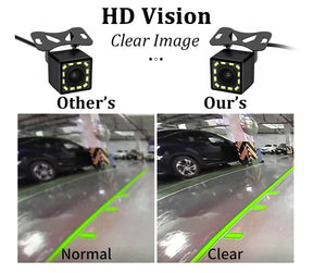 Car Rear View Camera With 4 8 12 LED Night Vision Display For Parking Reversing - stepyours.com