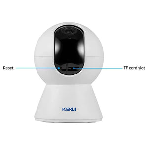 Kerui 5MP 8MP 4K Mini WiFi IP Camera - Tuya Auto Tracking Indoor Security Hooks - stepyours.com