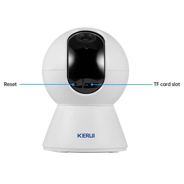 Kerui 5MP 8MP 4K Mini WiFi IP Camera - Tuya Auto Tracking Indoor Security Hooks - stepyours.com