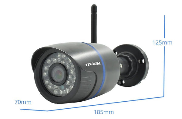 4MP Outdoor WiFi Bullet Security Camera - CamHi CamHipro Compatible Alerts - stepyours.com