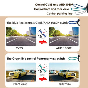 SMARTOUR AHD 1080P Reversing Camera Night Vision CVBS 6M Cable - stepyours.com