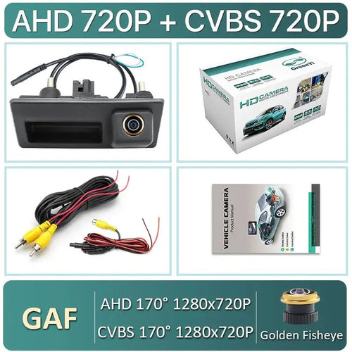 AHD 1080P Rear View Camera for VW Passat Golf Jetta Polo 170 Degree Wide - stepyours.com