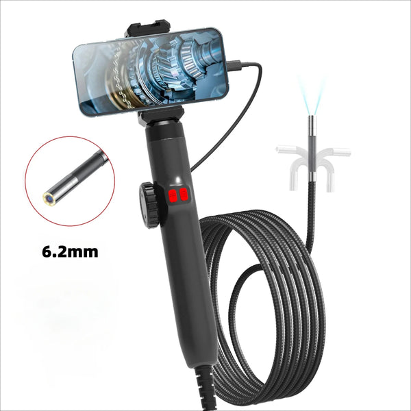 360 Degree Articulating Borescope Endoscope With Light For Android And iOS - stepyours.com