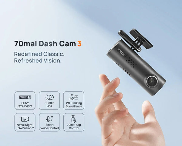 70mai M310 Plus 2K Dash Cam With English Voice Control 1440P WDR Parking WiFi 6 - stepyours.com