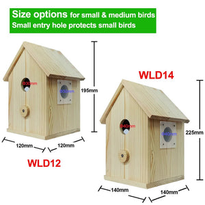Smart Tuya Bird House 4MP HD WiFi Camera Real Time Bird Watching Nest Add Hooks - stepyours.com