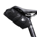 Rhinowalk Bicycle Bag Tool Bag Top Front Tube Frame Bag Burrito Pack Pouch Cycling Accessories Black MTB Bike Rear Tool Kits