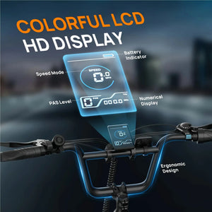 Urlife Fat Tire Electric Bike for Custom Setups — product view 6