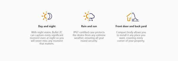 IMOU Outdoor Bullet 2C 5MP WiFi Camera Weatherproof AI Human Detection - stepyours.com