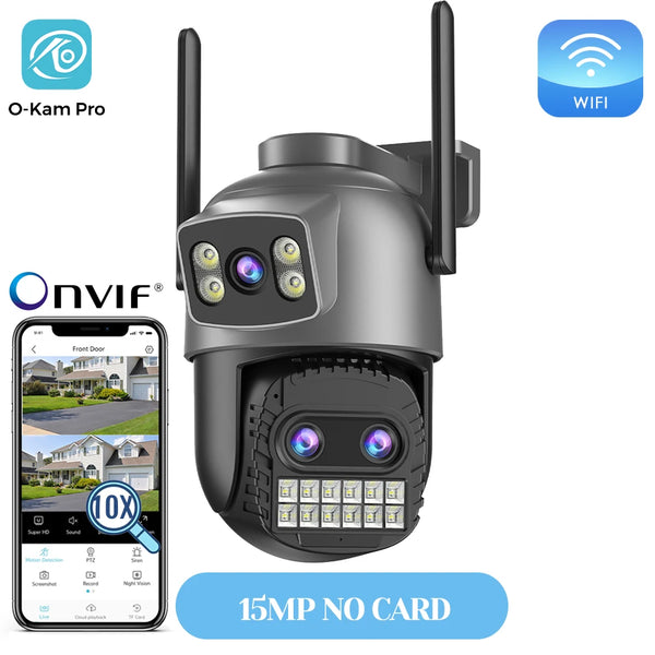 20MP Outdoors WiFi PTZ Security Camera - AI Human Detection and 10X Zoom Hooks
