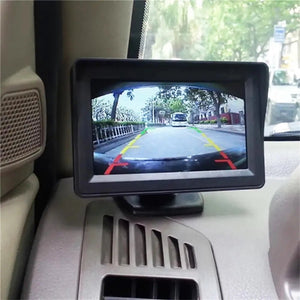 Four Point Three Inch Rear View Monitor For Car Parking Reversing Camera System - stepyours.com