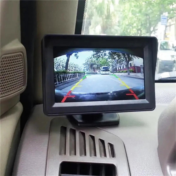 Four Point Three Inch Rear View Monitor For Car Parking Reversing Camera System - stepyours.com