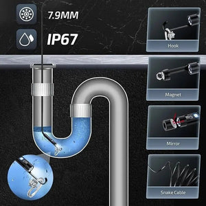 INSKAM WiFi Endoscope Camera Dual Lens Borescope Waterproof For Car Plumbing - stepyours.com