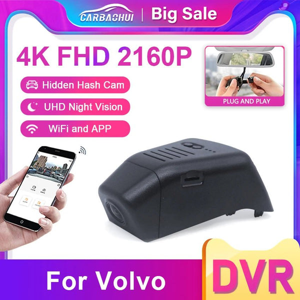4K Dash Cam For Volvo XC Series And Polestar 2 Ultimate Safety Ultra HD Car DVR - stepyours.com