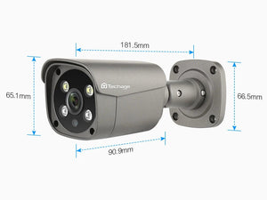 Techage AI PoE 4K Outdoor Security Camera With Two Way Audio For NVR - stepyours.com