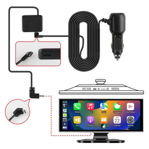 11.26 Inch Car DVR 4K Dash Cam Dual Lens Wireless CarPlay Android Auto Monitor - stepyours.com