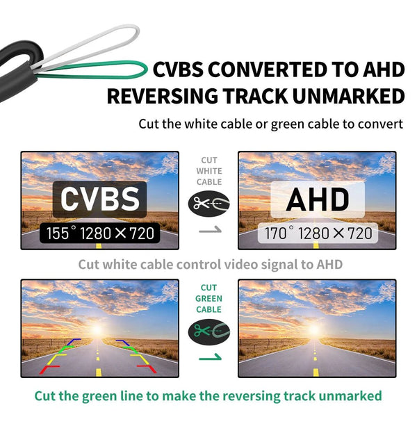 Gold Fisheye 170 Degree AHD 1080P Flip Emblem Backup Camera For VW Passat Golf - stepyours.com