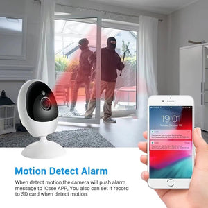 ICSEE Fisheye Camera 180 Degree Panoramic 1080P WiFi Security Camera - stepyours.com