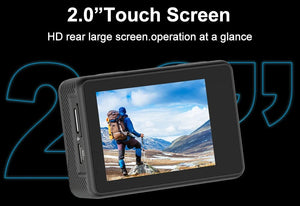 Ourlife MTR60 Action Cam 2.0 Touch Screen EIS 170 Degree Waterproof 30M WiFi - stepyours.com
